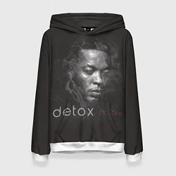 Толстовка-худи женская Dr. Dre: Detox, цвет: 3D-белый