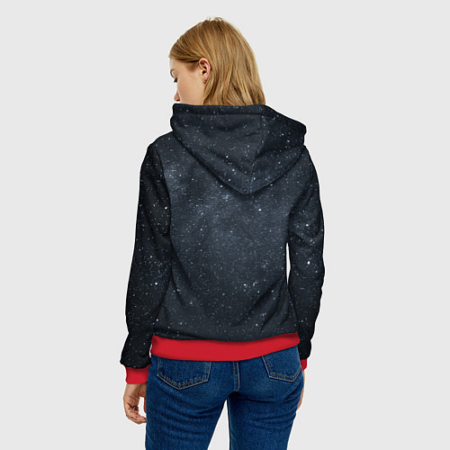 Женская толстовка ГРОТ: Земляне / 3D-Красный – фото 4