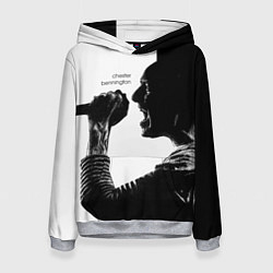 Толстовка-худи женская Bennington Rock, цвет: 3D-меланж