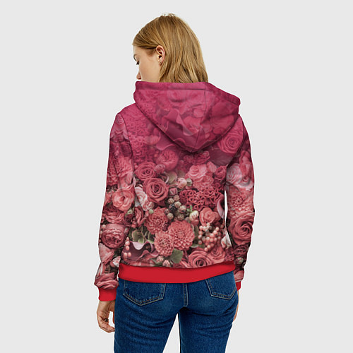 Женская толстовка Самый классный руководитель / 3D-Красный – фото 4