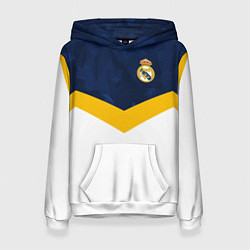 Толстовка-худи женская Real Madrid FC: Sport, цвет: 3D-белый