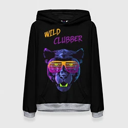 Толстовка-худи женская Wild Clubber, цвет: 3D-меланж