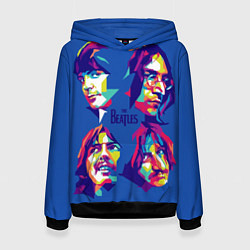 Женская толстовка The Beatles: Faces