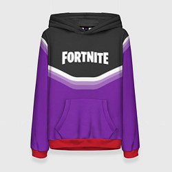 Толстовка-худи женская Fortnite Violet, цвет: 3D-красный