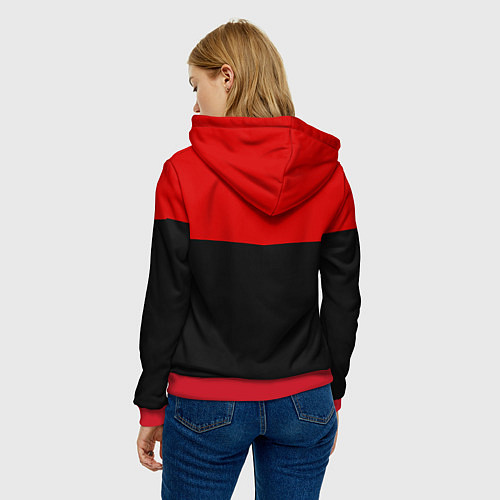 Женская толстовка АC Milan: R&B Sport / 3D-Красный – фото 4