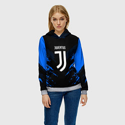 Толстовка-худи женская JUVENTUS Sport, цвет: 3D-меланж — фото 2