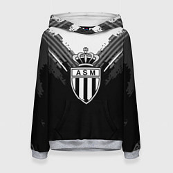 Толстовка-худи женская FC Monaco: Black Style, цвет: 3D-меланж