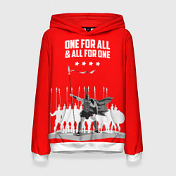 Женская толстовка One for all & all for one