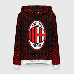 Толстовка-худи женская AC Milan 1899, цвет: 3D-белый