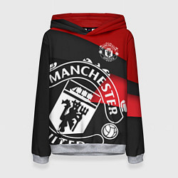 Толстовка-худи женская FC Man United: Exclusive, цвет: 3D-меланж