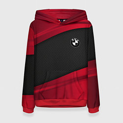 Толстовка-худи женская BMW Sport, цвет: 3D-красный