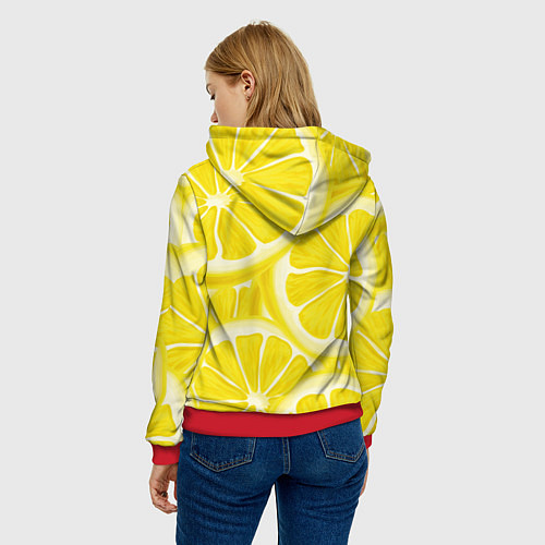 Женская толстовка More Sun In Your Life / 3D-Красный – фото 4