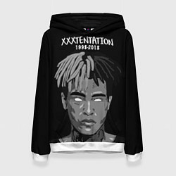 Толстовка-худи женская XXXTentacion: 1998-2018, цвет: 3D-белый