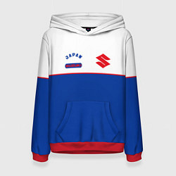 Толстовка-худи женская Suzuki Style, цвет: 3D-красный