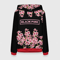 Женская толстовка Black Pink: Delicate Sakura