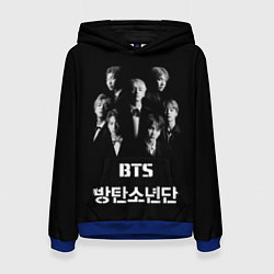 Толстовка-худи женская BTS Group, цвет: 3D-синий