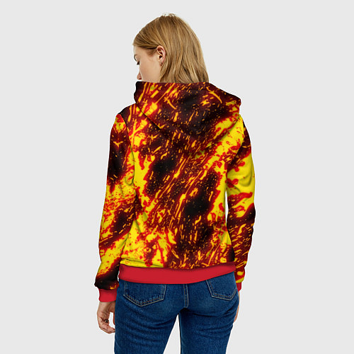 Женская толстовка DOOM: The Crucible / 3D-Красный – фото 4