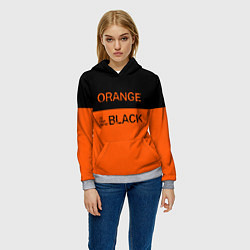 Толстовка-худи женская Orange Is the New Black, цвет: 3D-меланж — фото 2