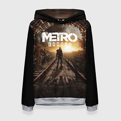 Толстовка-худи женская Metro Exodus: Sunset, цвет: 3D-меланж