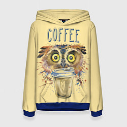 Женская толстовка Owls like coffee