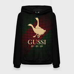 Толстовка-худи женская GUSSI EQ Style, цвет: 3D-черный