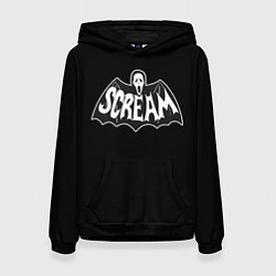 Толстовка-худи женская Scream, цвет: 3D-черный