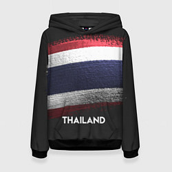 Толстовка-худи женская Thailand Style, цвет: 3D-черный