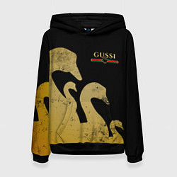 Толстовка-худи женская GUSSI: Gold Edition, цвет: 3D-черный