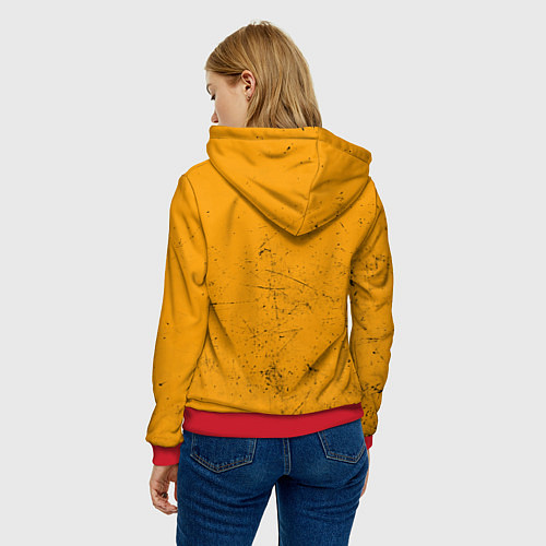 Женская толстовка GONE Fludd ХАОС / 3D-Красный – фото 4