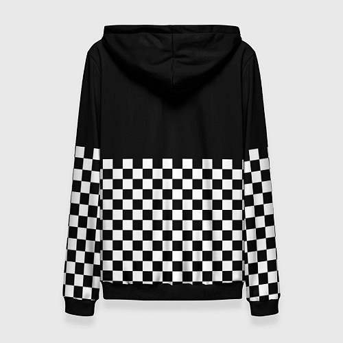 Женская толстовка ФРЕНДЗОНА: ЧБ / 3D-Черный – фото 2