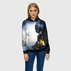 Толстовка-худи женская Death Stranding: Exclusive, цвет: 3D-черный — фото 2