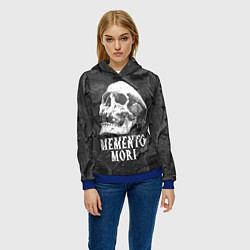 Толстовка-худи женская Memento Mori, цвет: 3D-синий — фото 2