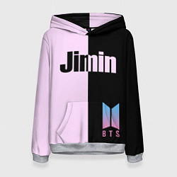 Толстовка-худи женская BTS Jimin, цвет: 3D-меланж