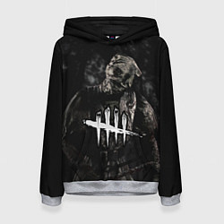 Толстовка-худи женская Dead by Daylight, цвет: 3D-меланж