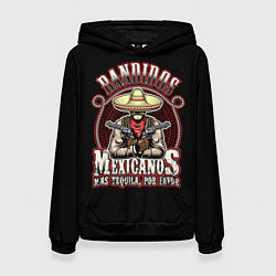 Толстовка-худи женская Bandidos, цвет: 3D-черный