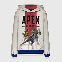 Толстовка-худи женская Apex Legends, цвет: 3D-синий