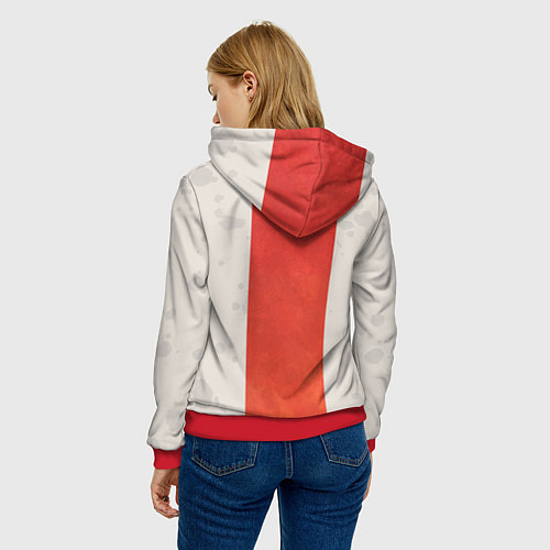 Женская толстовка Apex Legends: Pathfinder / 3D-Красный – фото 4