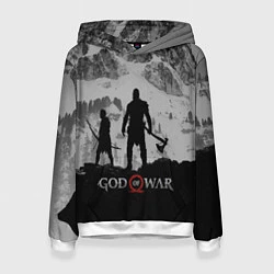 Толстовка-худи женская God of War: Grey Day, цвет: 3D-белый