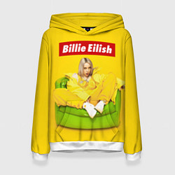 Толстовка-худи женская Billie Eilish, цвет: 3D-белый