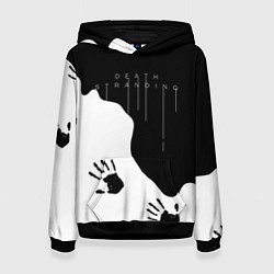 Толстовка-худи женская DEATH STRANDING, цвет: 3D-черный