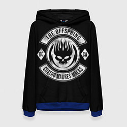 Толстовка-худи женская The Offspring: Cuatro Madres Malas, цвет: 3D-синий