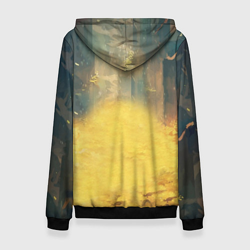 Женская толстовка Фриск и Азриэль / 3D-Черный – фото 2