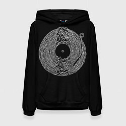 Толстовка-худи женская Joy Division, цвет: 3D-черный