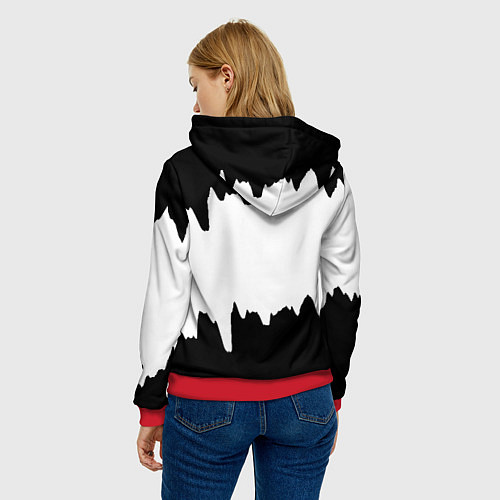 Женская толстовка ДДТ / 3D-Красный – фото 4