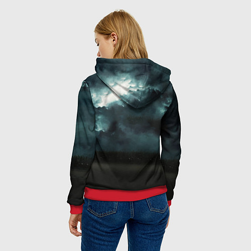 Женская толстовка LINDEMANN: Skills in Pills / 3D-Красный – фото 4