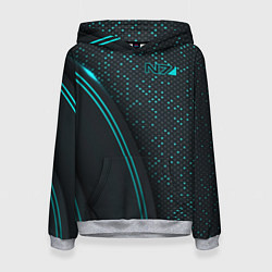 Толстовка-худи женская Mass Effect N7, цвет: 3D-меланж
