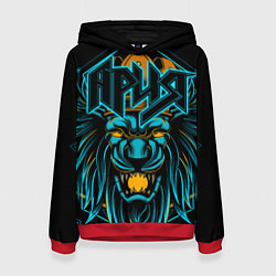 Толстовка-худи женская Ария, цвет: 3D-красный