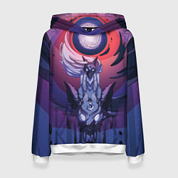 Толстовка-худи женская Kindred - League of legends, цвет: 3D-белый