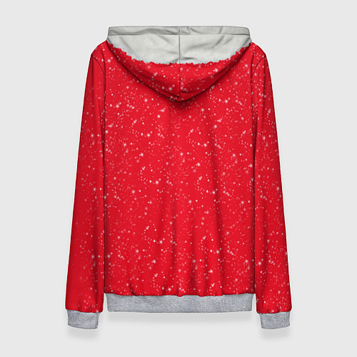 Женская толстовка Рождественский костюм с голым торсом / 3D-Меланж – фото 2