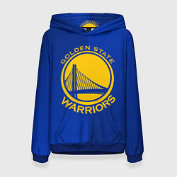 Толстовка-худи женская GOLDEN STATE WARRIORS, цвет: 3D-синий